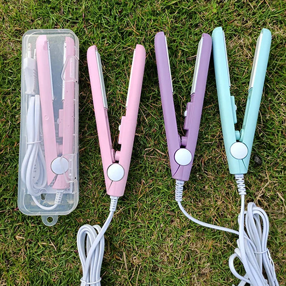 3 in 1 Hair Iron High Quality flat iron Straightening hot comb mini professional hair straightener & Curling Iron Styling Tools