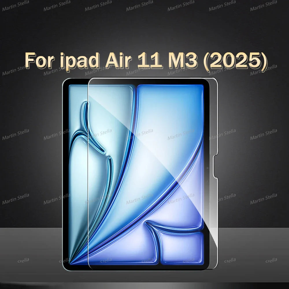 2Pcs Tempered Glass Screen Protector For ipad Pro Air 13 11 2024 M4 M2 Air 5 4 Pro 12.9 11 M3 2025 Film