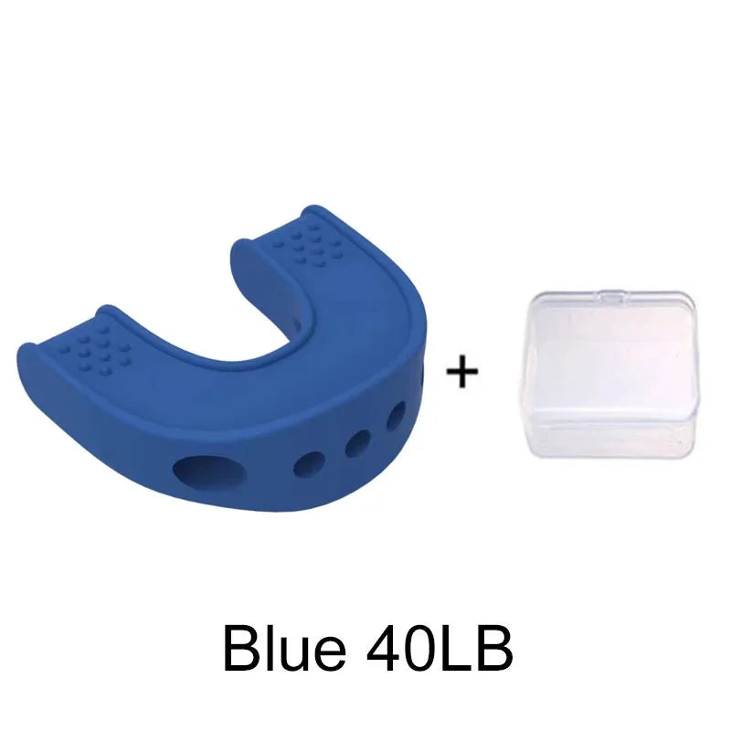 Silicone U Shape Jaw Line Exerciser Muscle Trainer Face Facial Neck Toning Jawline Jaw Chew Double Chin Reducer 40/50/60LBS