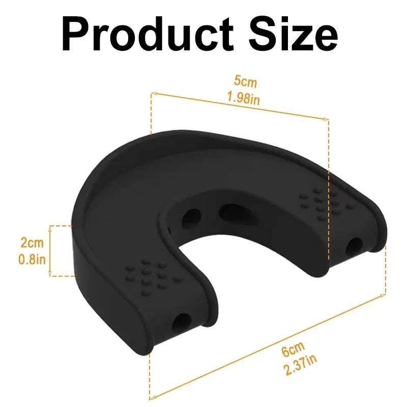 Silicone U Shape Jaw Line Exerciser Muscle Trainer Face Facial Neck Toning Jawline Jaw Chew Double Chin Reducer 40/50/60LBS