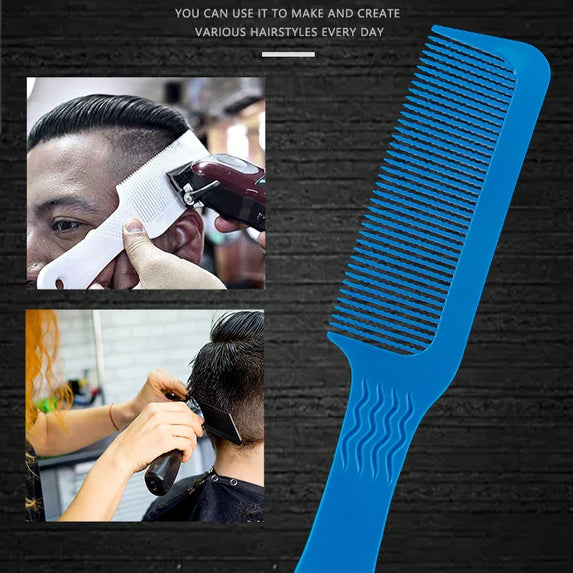 Barber Hairdressing Clipper Comb Anti Static Flat Top Comb for Hairdresser Barber Cutting Comb Professional Salon Beauty Tools