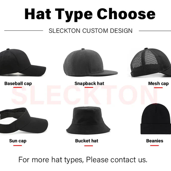 SLECKTON Custom LOGO Embroidery Baseball Cap for Women and Men DIY Print Mens Mesh Cap Fashion Summer Sun Hat Unisex Wholesale
