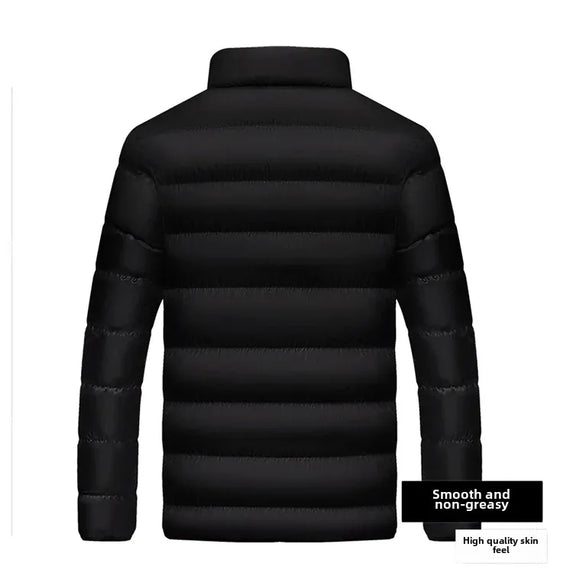 Casual Slim Fit Cotton Coat For Men And Women 2021 Winter Thickened Padded Jacket Fashionable Stand Collar Student Style