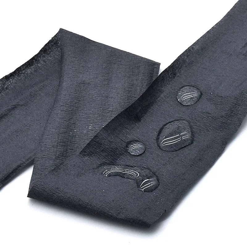 Barber Professional Black Neck Paper Barber Disposable Tissue Collar Tapes Salon Hairdressing Necks Covering Tools Accessories