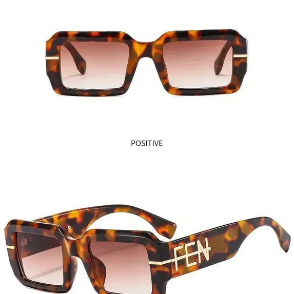 2025 New Summer Men's Glasses Fashion Luxury Brand Women's Wear Designer New Sunglasses Neutral Charm Sliding Eye Mask UV400