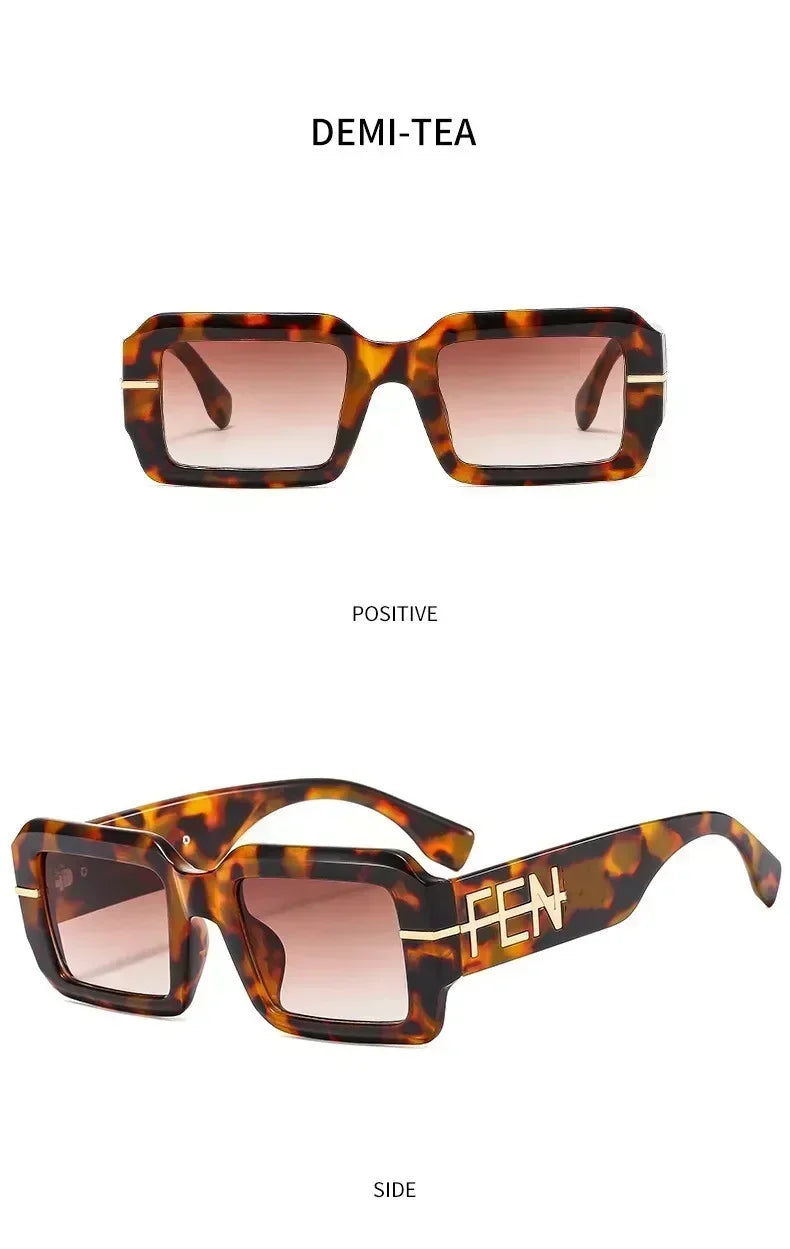 2025 New Summer Men's Glasses Fashion Luxury Brand Women's Wear Designer New Sunglasses Neutral Charm Sliding Eye Mask UV400
