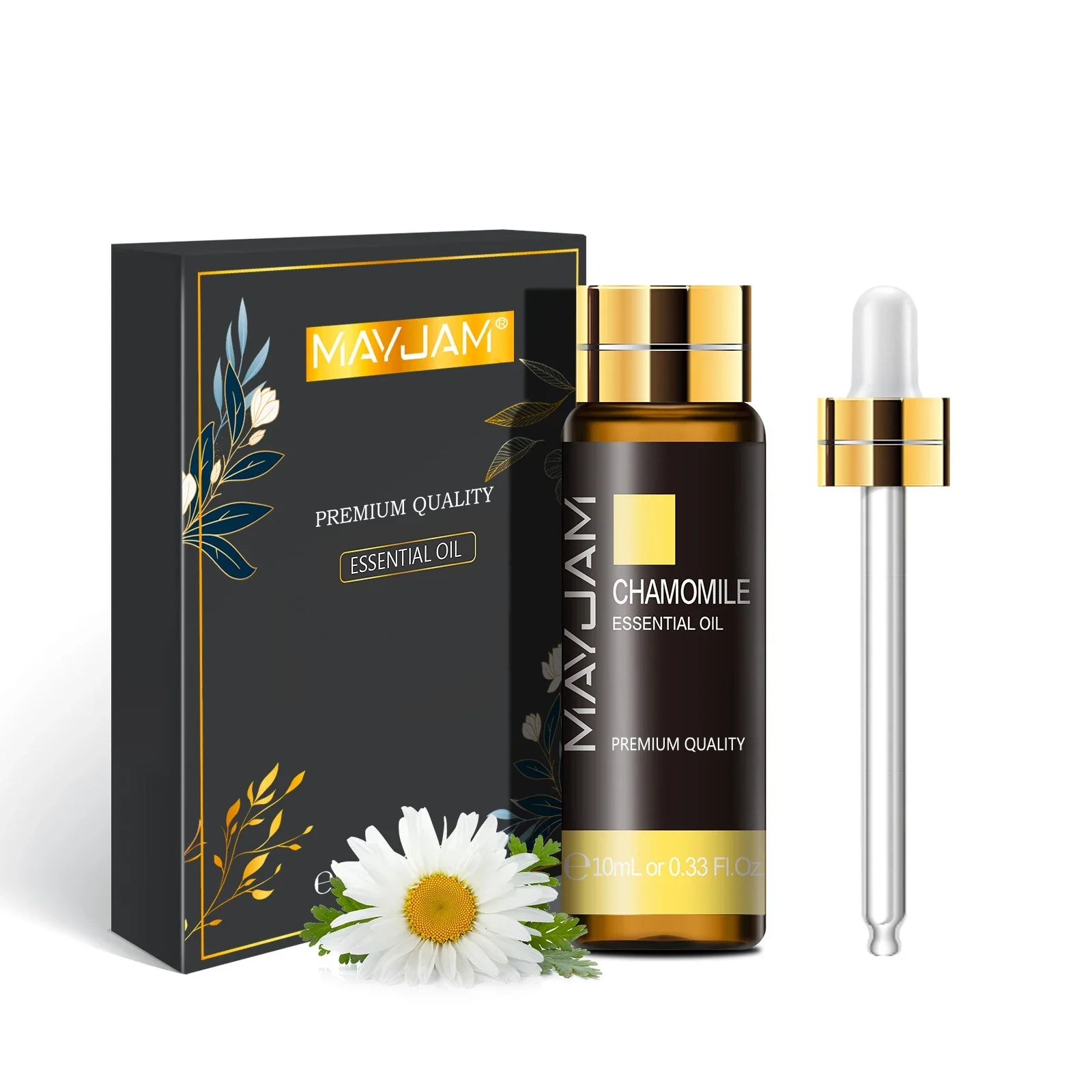 MAYJAM 10ml Pure Essential Oil Lavender Eucalyptus Vanilla Sandalwood Jasmine Bergamot Lemongrass Cinnamon Grapefruit 1pc