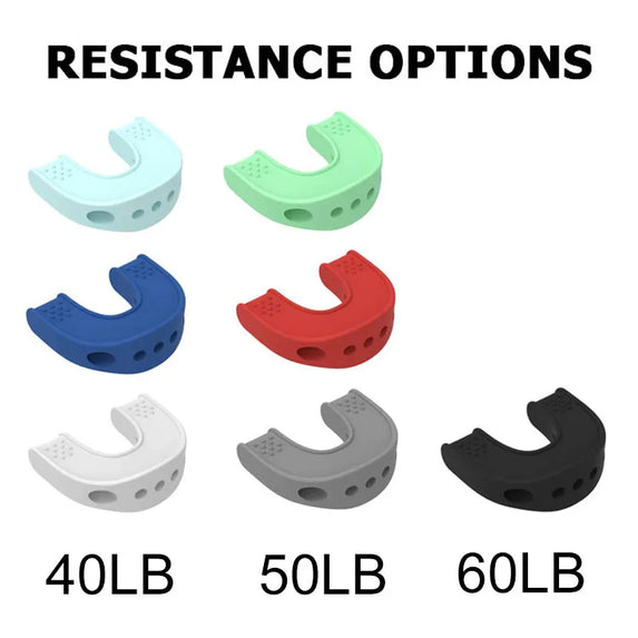 Silicone U Shape Jaw Line Exerciser Muscle Trainer Face Facial Neck Toning Jawline Jaw Chew Double Chin Reducer 40/50/60LBS