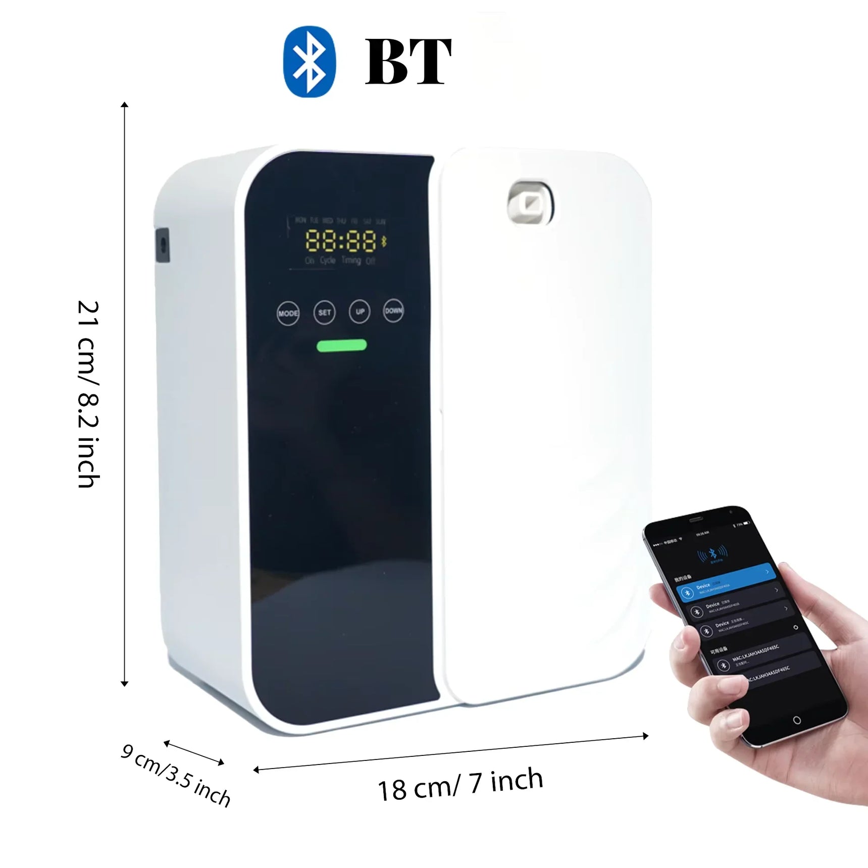 Wall Mounted Aroma Diffuser500ML Commercial Hotel Fragrance Machine Bar KTV Automatic Waterless Essential Oil Nebulizer Diffuser