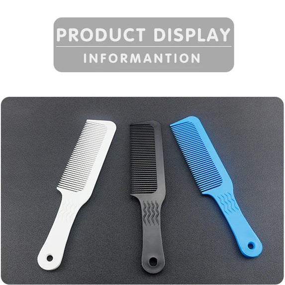 Barber Hairdressing Clipper Comb Anti Static Flat Top Comb for Hairdresser Barber Cutting Comb Professional Salon Beauty Tools