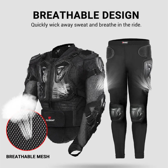 5XL Motorcycle Jackets Men's Full Body Armor Protection Jackets Motocross Enduro Racing Moto Protective Equipment Clothes