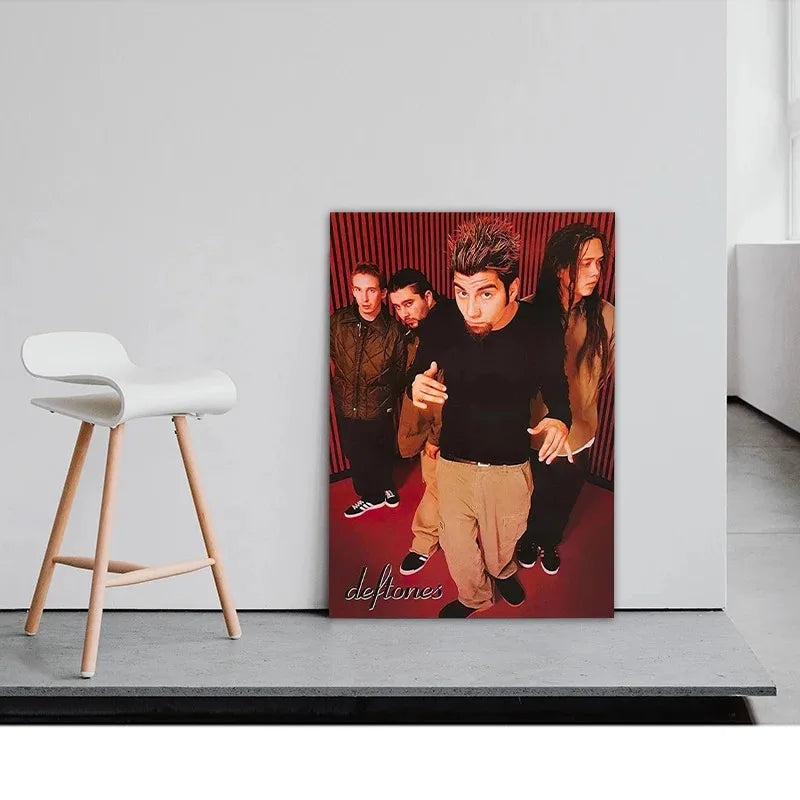Retro Band Deftones Poster Aesthetics Classic Music Album Canvas Painting Wall Art Pictures Prints Home Decor Fans Gift Unframed