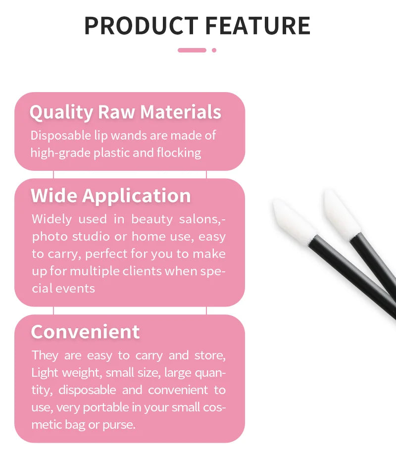 wholesale 50/100pcs Disposable Eyelash Brush Mascara Applicator Wand Eyes Lip Cosmetics Brushes Extension Cosmetic Make up Tools