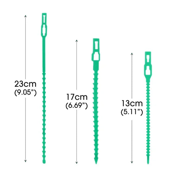 Reusable Garden Cable Ties Plant Vine Tree Shrubs Support Fastener Locking Nylon Adjustable Zipper Cables Ties Organizer Tools