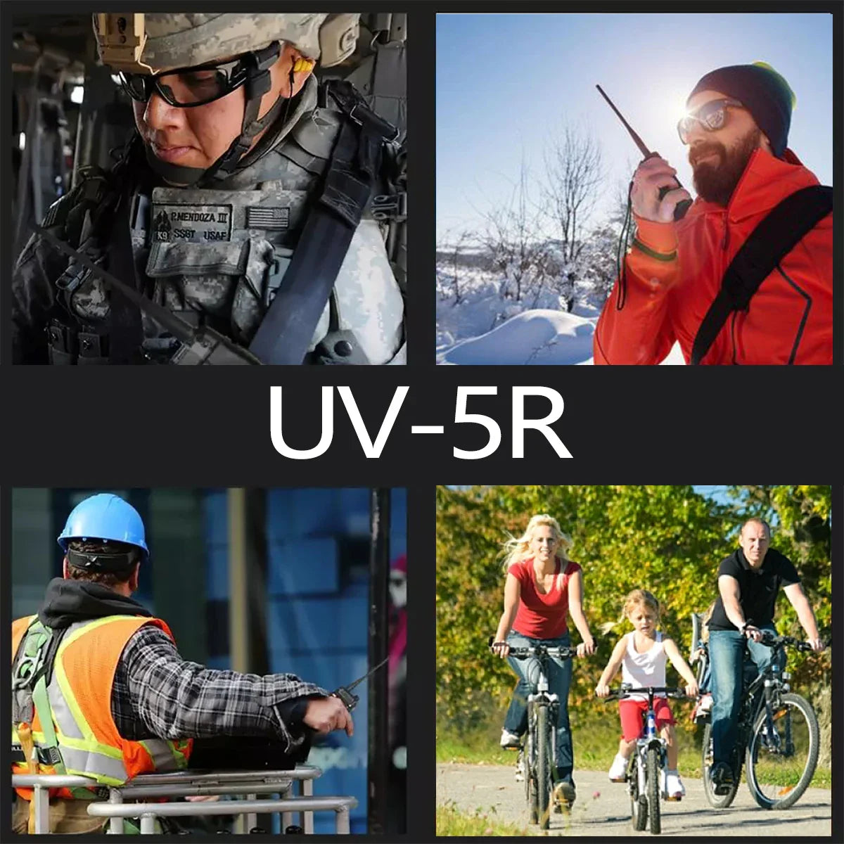 Baofeng Walkie Talkie UV 5R 5W 8W Dual Band Ham Two Way Radio Vhf Uhf FM Radio Handheld Transceiver Hunting 16KM