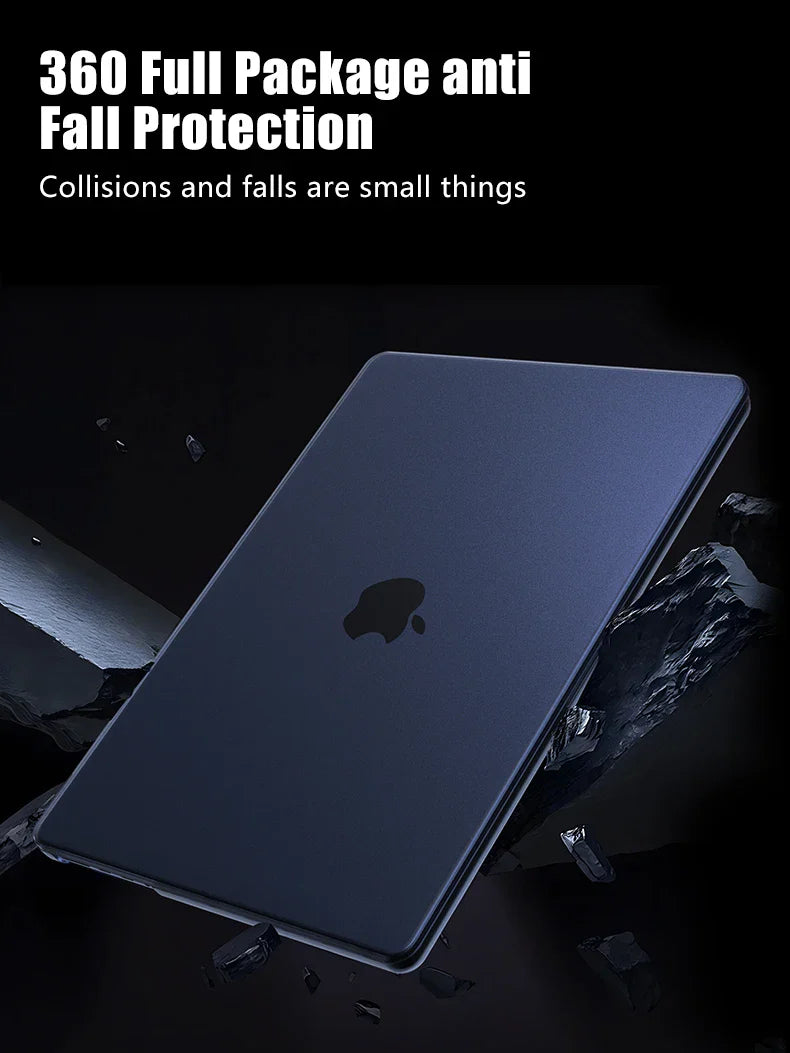 Ultra thin 2025 M4 Laptop Case For MacBook Air 13 15.3 13.6 Case M4 M2 M3 Funda Macbook Pro 13 M1 14.2 16 16.2 Case 2024 2023