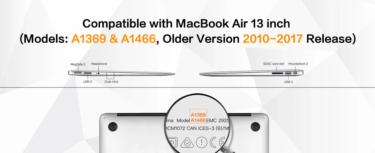 Laptop case for MacBook Air 13 Cover 2018-2023 A2337 M1 A2179 A1932 Plastic Hard Shell MacBook Pro 14 A2992 M2 A2918 A2779 A2442