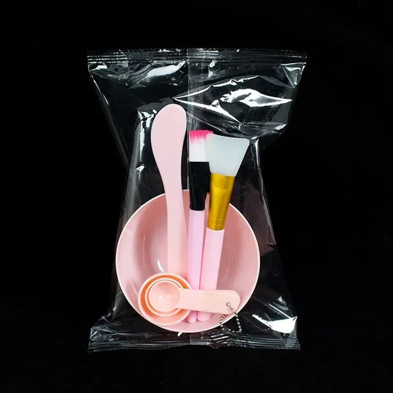 7pcs Facial Brush Mask Bowl Spoon Set Mask Brush Bar DIY Beauty Tools Mixing Tools Skin Care Makeup Supplies Woman Facial Tools