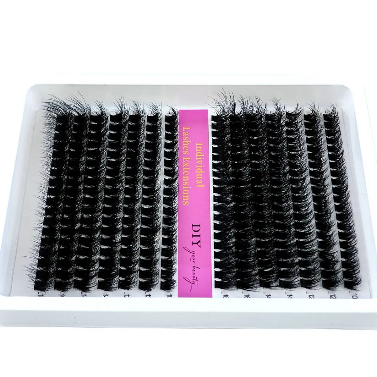 14 Rows 5D Fluffy Cluster Lashes 40D60D/80D/100D Thick Eyelash CC/D/DD Curl 10-18mm Mix Individual Lashes DIY Lash Extensions