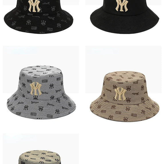 Fashion New High Quality Women Men Bucket Hats Cool Lady Male Panama Fisherman Cap Outdoor Sun Cap Hat For Women Men