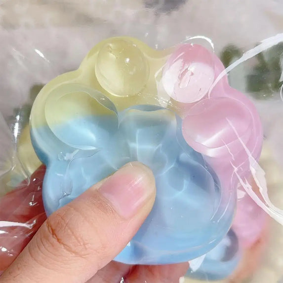 Cat Paw Squeeze Toy  Large Squeeze Cat Paw Toys Silicone PVC  Toys Sticky Soft Pinching  Decompressing Toy for Stress Relief