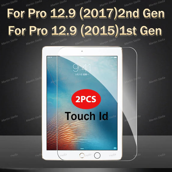 2Pcs Tempered Glass Screen Protector For ipad Pro Air 13 11 2024 M4 M2 Air 5 4 Pro 12.9 11 M3 2025 Film