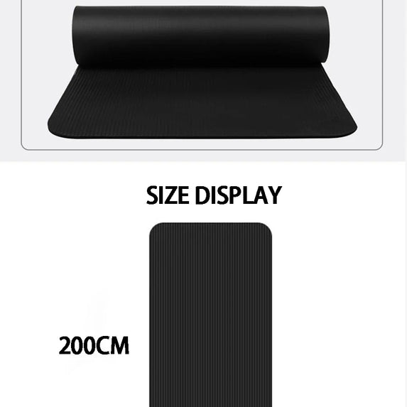 20mm Yoga Mat Extra Long and Thick Men's Specially Made High-quality Fitness Pilates Exercise and Health Fitness Mat