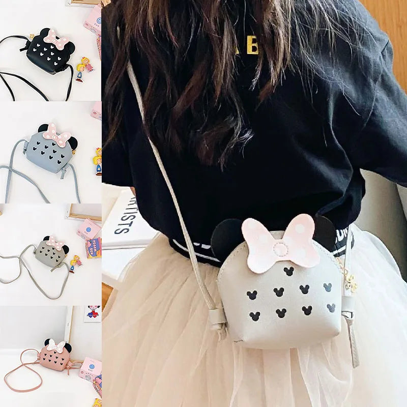 Women Fashion Cute Cartoon Mini Bag Portable Travel Crossbody Bag Simple Adjustable Shoulder Bag