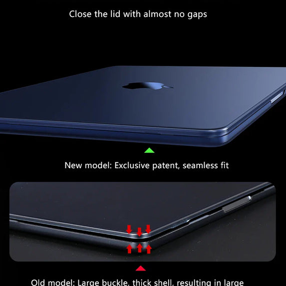 Ultra thin 2025 M4 Laptop Case For MacBook Air 13 15.3 13.6 Case M4 M2 M3 Funda Macbook Pro 13 M1 14.2 16 16.2 Case 2024 2023