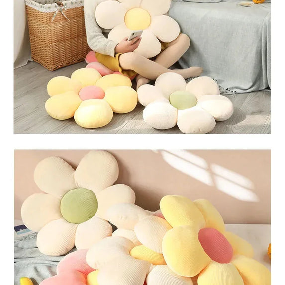 6 Styles Sunflower Pillows Small Daisy Cushions Petals Flowers Cute Birthday Gifts 40cm Home Decorations Bedroom Office Supplies