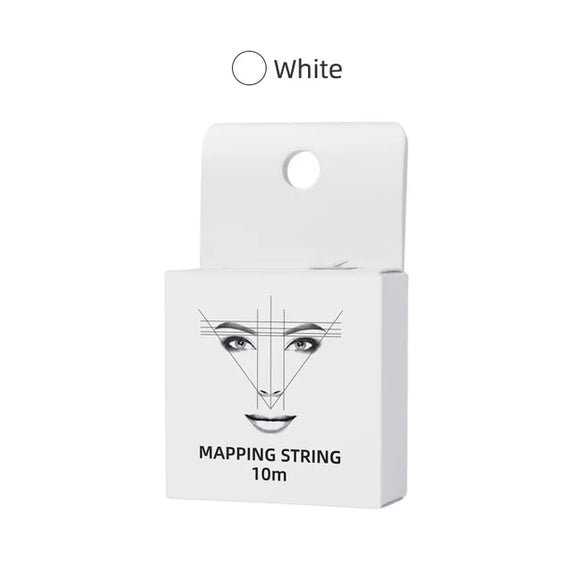 10m for Mapping Eyebrow Marker Thread Tattoo Brows Point 1 Box MAPPING STRING Microblading Eyebrow Pre-Inked Tattoo PMU String