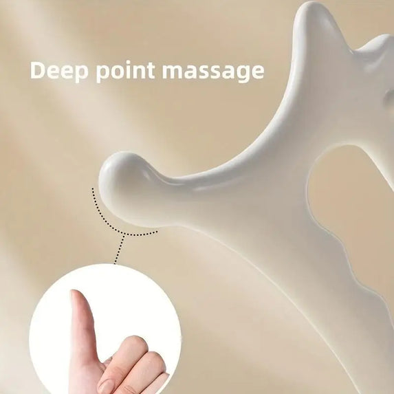 Ergonomic Versatile Handheld Gua Sha Board for Face & Body - Non-Ceramic, Gua Sha Massage Tool, Relaxation and Beauty Massager