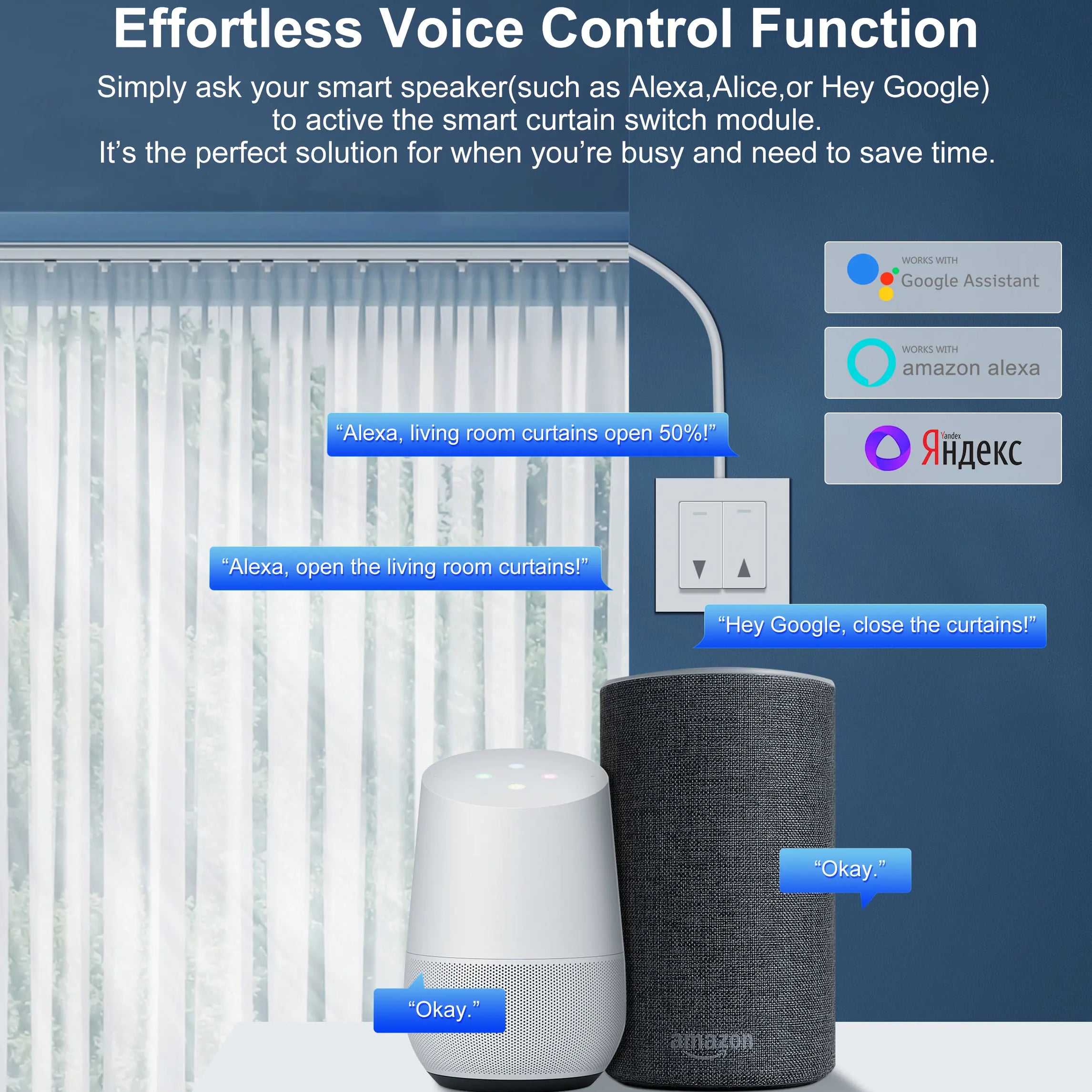 Tuya Smart WiFi ZigBee Curtain Module Blinds Roller Shutter Electric Motor Smart Curtain Switch Works with Alexa Google Home