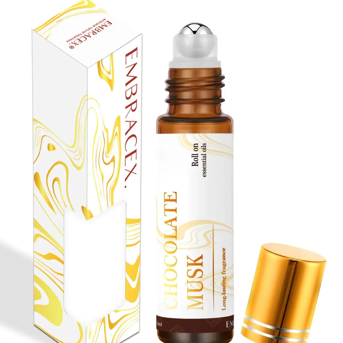 0.33fl.Oz Roller Essential Oils Fragrance Long Lasting Roll-On Essential Oils Gifts aromatherapy perfume Vanilla coconut