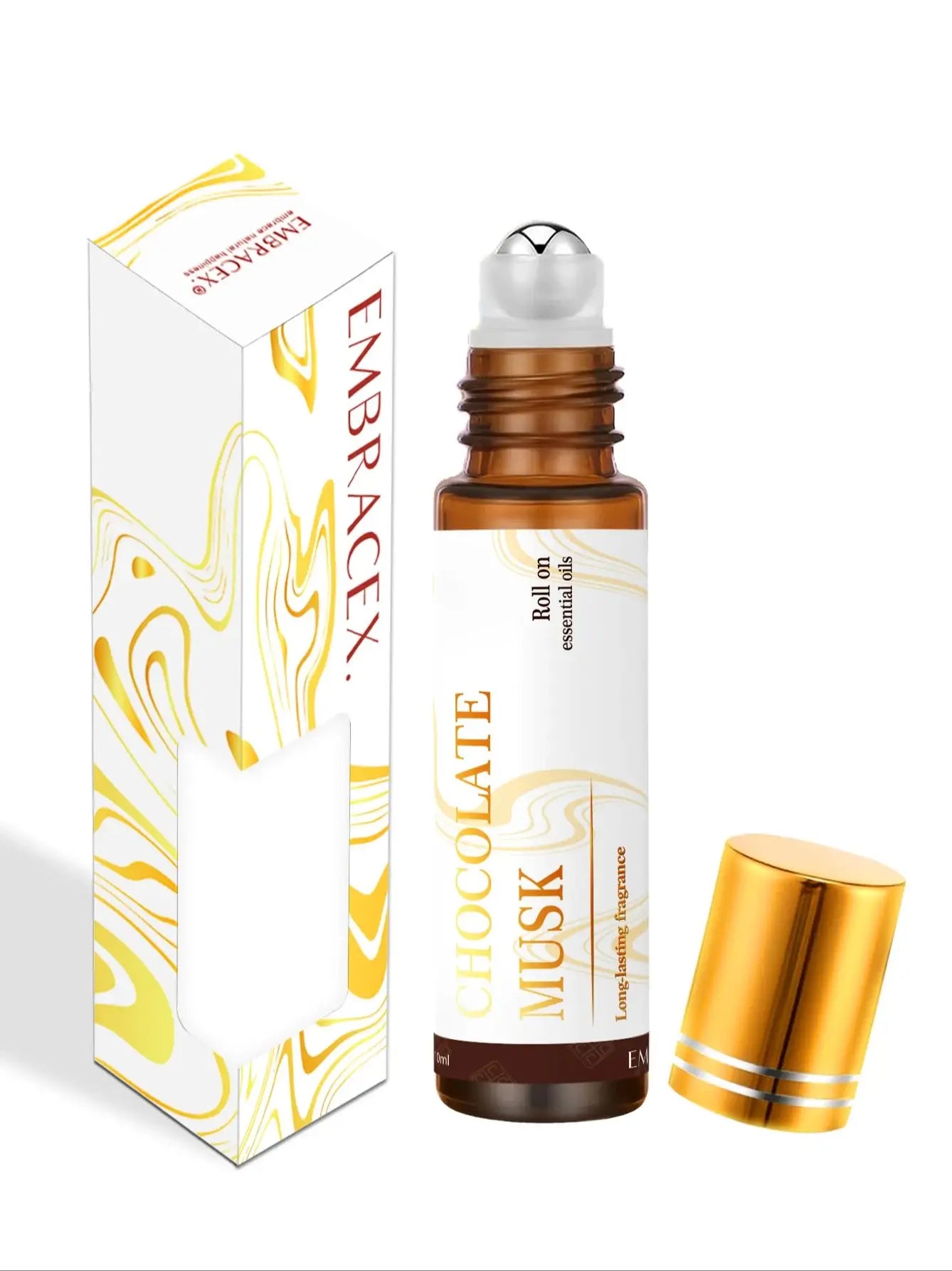 0.33fl.Oz Roller Essential Oils Fragrance Long Lasting Roll-On Essential Oils Gifts aromatherapy perfume Vanilla coconut