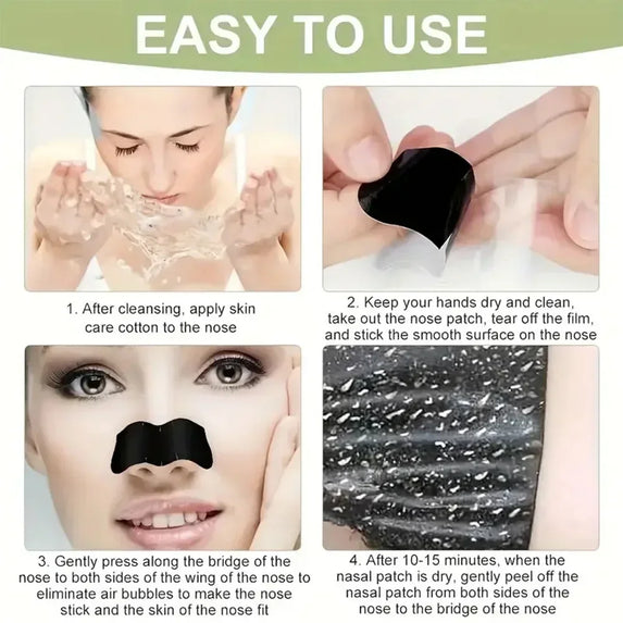 10/50/100Pcs Blackhead Remover Mask Unisex Deep Cleansing Nose Strips for Acne Shrink Pore Skin Care Strips Nose Sticker Cleaner