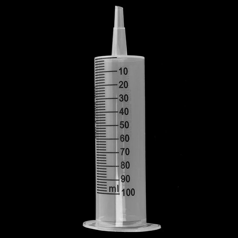 20-150ml Measuring Syringe Glue Filling Plastic Syringe Nutrient Sterile Without Needle Watering Refilling for Animal Feeding