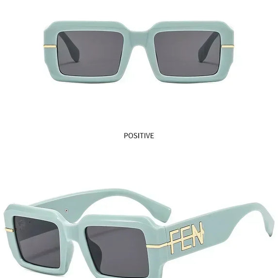 2025 New Summer Men's Glasses Fashion Luxury Brand Women's Wear Designer New Sunglasses Neutral Charm Sliding Eye Mask UV400