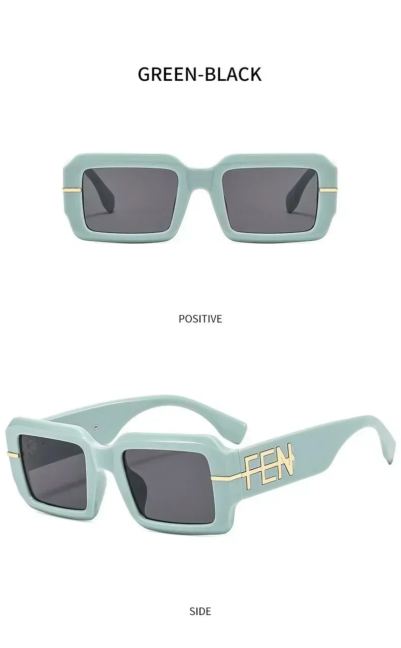 2025 New Summer Men's Glasses Fashion Luxury Brand Women's Wear Designer New Sunglasses Neutral Charm Sliding Eye Mask UV400