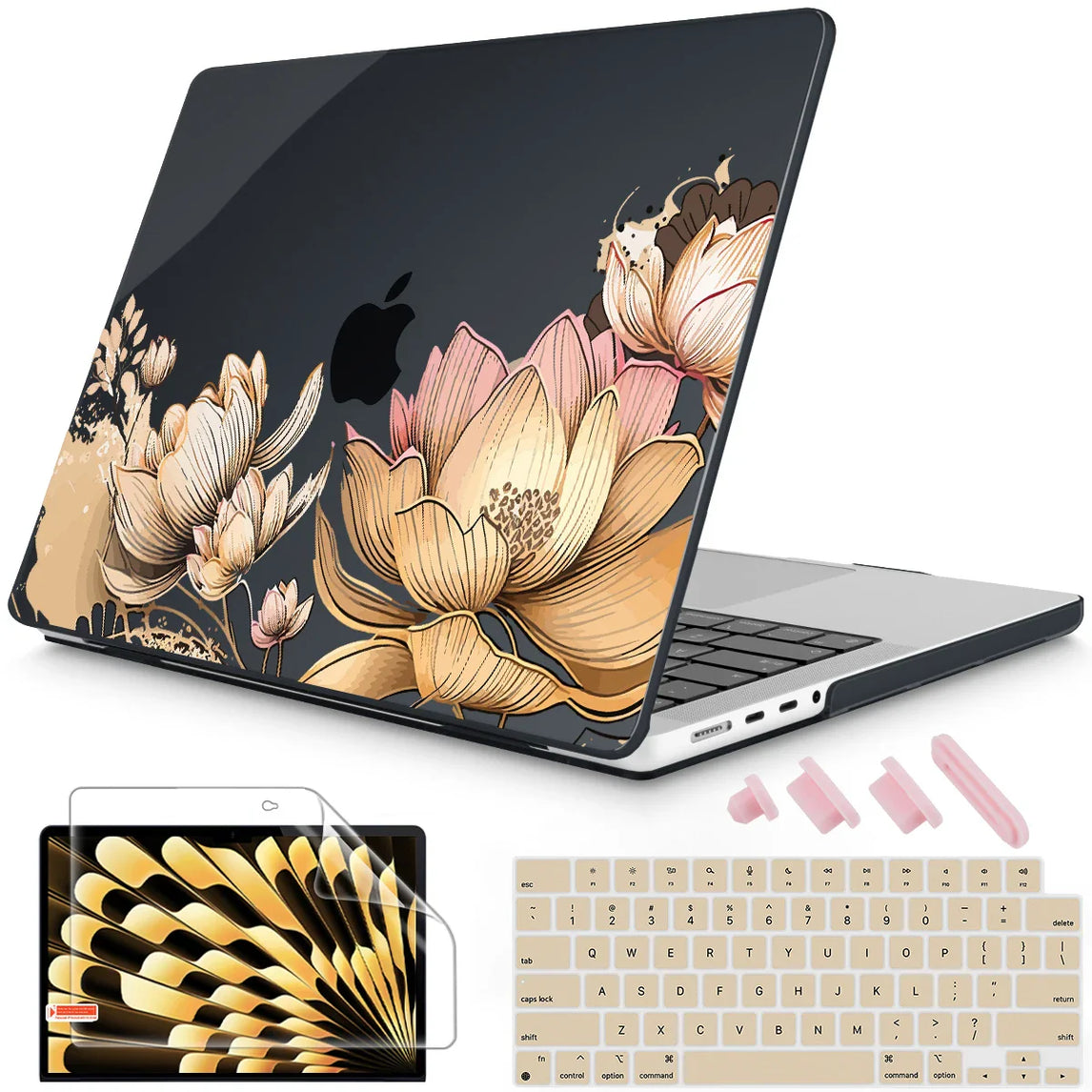 Unique Traditional Hard case for Macbook 2025 M4 A3240 Pro 14 16 M3 2024 M2 Air 13 A2681 Air 15 A2941 2023 Pro 13 A2338 M1 A2337