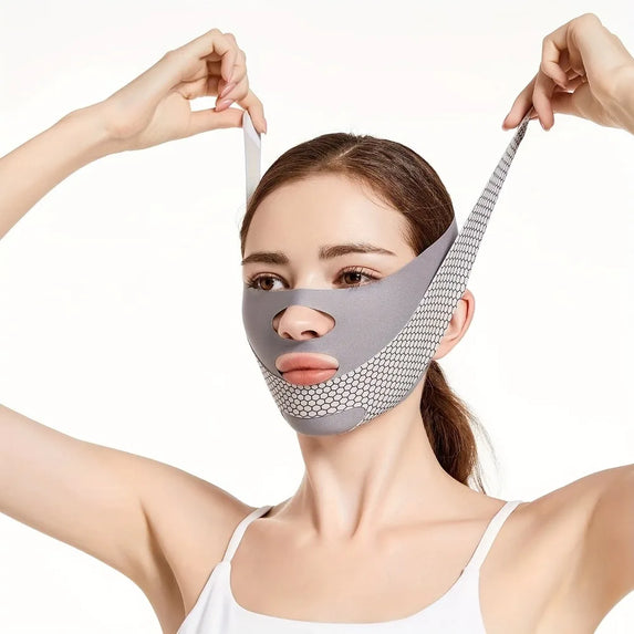Face Slimming Bandage V Line Face Shaper Double Chin Reducer Face Lifting Belt Anti Wrinkle Facial Massager Women Skin Care Tool