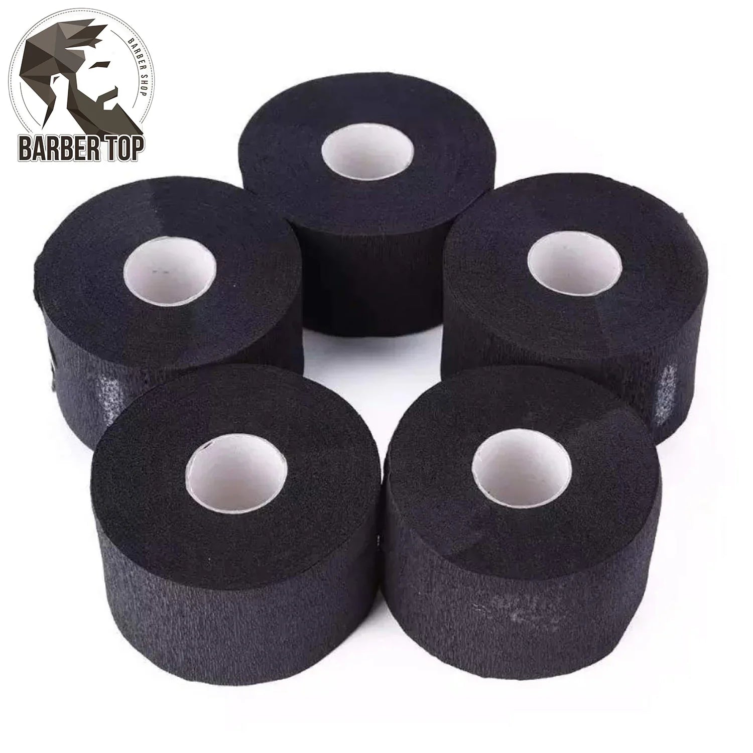 Barber Professional Black Neck Paper Barber Disposable Tissue Collar Tapes Salon Hairdressing Necks Covering Tools Accessories