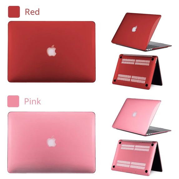 Crystal Matte Laptop Case For Macbook Air 13 A2337 13.6 A2681 For Chip Pro 13 A2338 For MacBook Pro 14 16 Case Protective Cover