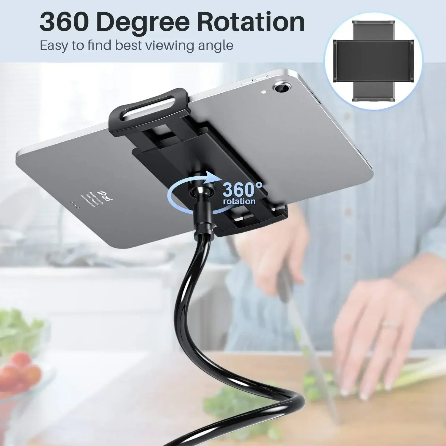 Multifunctional Lazy Phone and Tablet Universal Holder 80cm Tablet Holder Stand for iPad Air Mini or Other 4.7-10.5" Devices