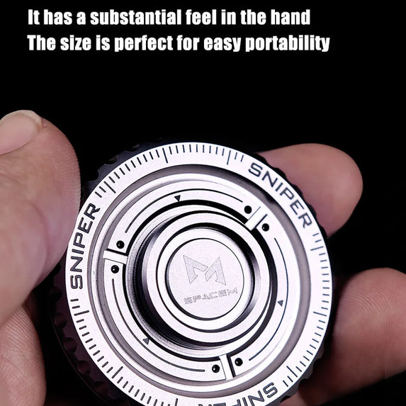 Fidget spinner Mechanical Coin Fingertip Stainless Steel EDC Anti-stress Fidget Slider Spinner Office Toys for Adult Gifts