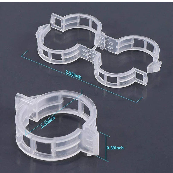Plant Clips Supports Reusable Plastic Connects Fixing Vine Tomato Stem Grafting Vegetable Plants Orchard and Garden Tools