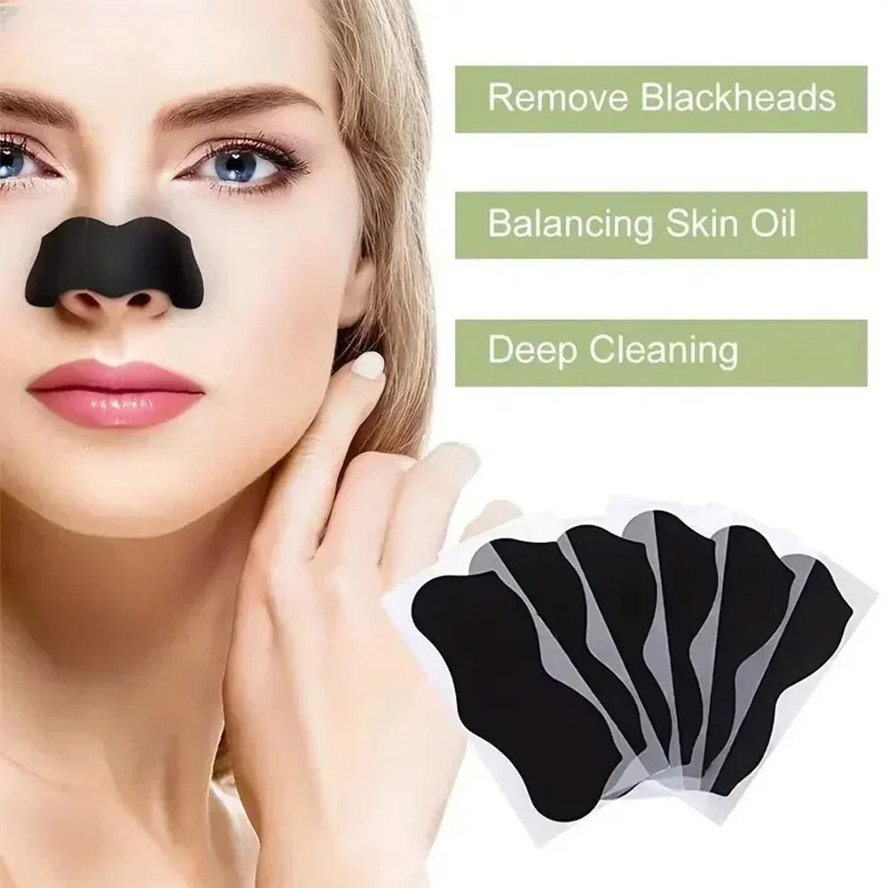 10/50/100Pcs Blackhead Remover Mask Unisex Deep Cleansing Nose Strips for Acne Shrink Pore Skin Care Strips Nose Sticker Cleaner