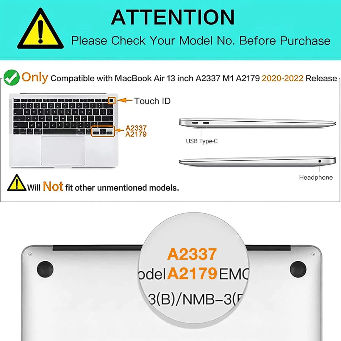 Laptop case for MacBook Air 13 Cover 2018-2023 A2337 M1 A2179 A1932 Plastic Hard Shell MacBook Pro 14 A2992 M2 A2918 A2779 A2442