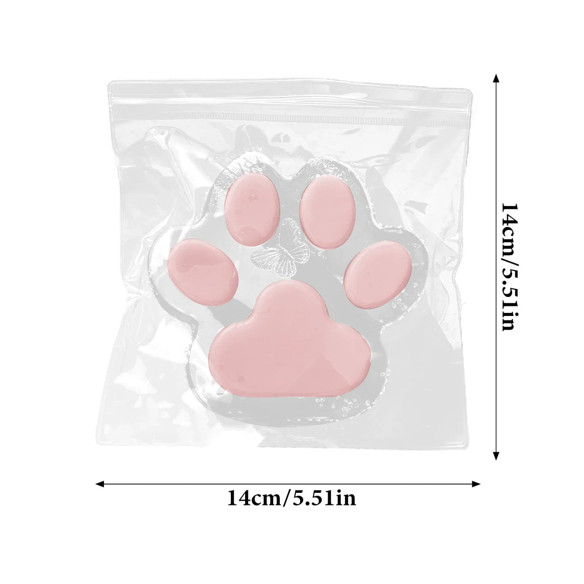 Cat Paw Squeeze Toy  Large Squeeze Cat Paw Toys Silicone PVC  Toys Sticky Soft Pinching  Decompressing Toy for Stress Relief
