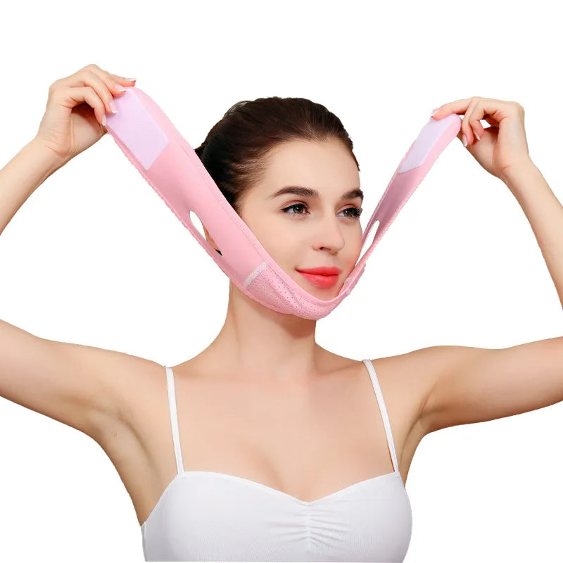 Thin Face Bandage V Face Lift Tightening Mask Facial Wrinkles Anti Sagging Facial Shaping Face Shield Improvement Double Chin